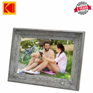 KODAK WiFi 10.1 inch Digital Photo Frame  | 1280*800 HD IPS Touch Screen | Classic Wood Electronic Picture Frame with Cloud Storage | 32 GB Memory storage | RCF-1013W | 1 Year Warranty