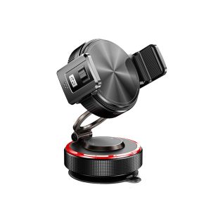 FIRST SONG Foldable ic Phone Holder 360° Rotation Adjustable Clip Navigation Stand Reusable Easy Installation 2-in-1 Car Phone Mount Windshield