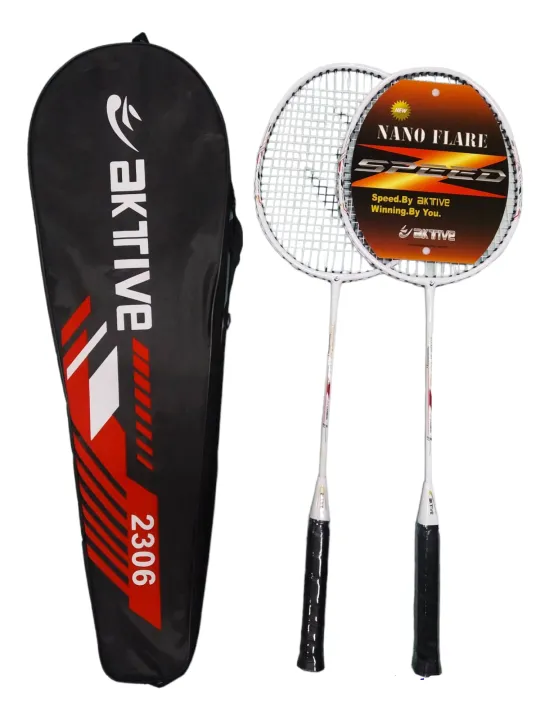 Aktive Badminton Racket without Joint with Full Cover Bag | Lazada PH