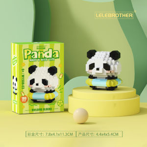 Chinese Panda Building Blocks Micro Particle Assembled Toy Building Blocks Panda Block Kids Gift