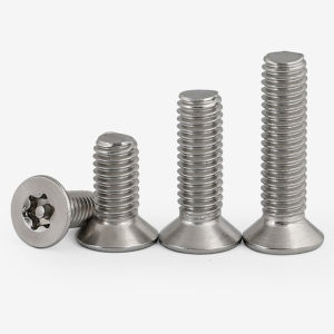 M3 M4 M5 M6 304 Stainless Steel Flat Countersunk Head Torx With Pin Tamper Proof Security Wood Screw