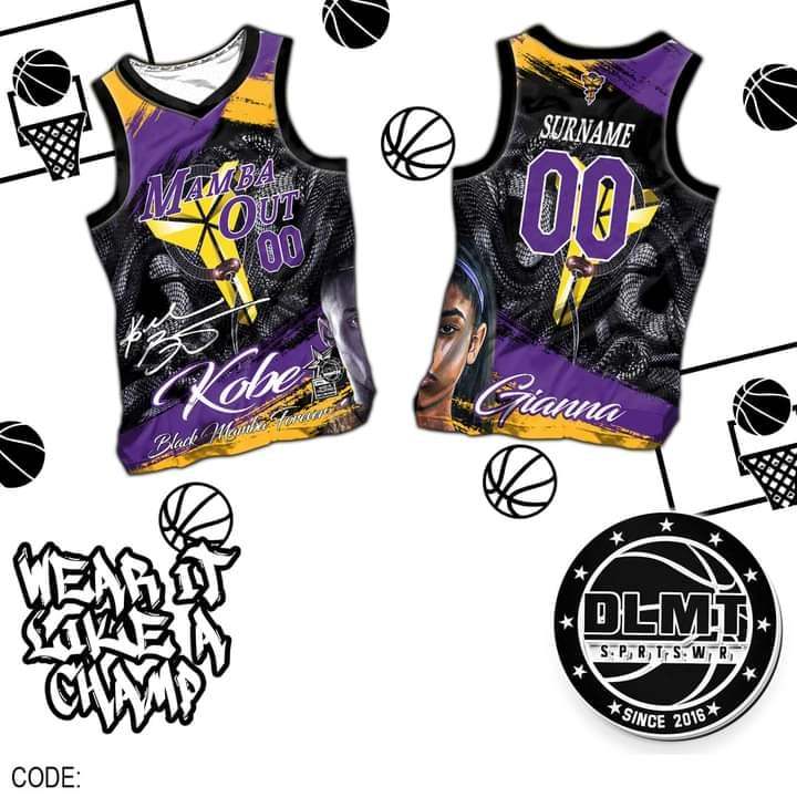 Mamba best sale out jersey