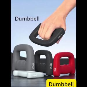 Boxing Dumbbell 2Pcs Non-Slip D Shaped Gymnastics Hand Weight for Home Gym Workout Muscle Exercises Strength Training Equipment