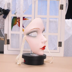 Hand Painted Mask for Women Men Masquerade Cosplay Party Masquerade Full Face Mask For Halloween Decoration Photography