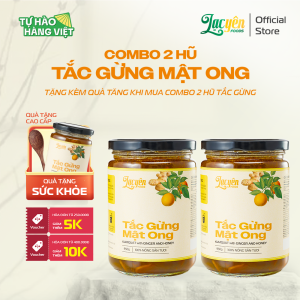 Combo 2 Hũ Tắc Gừng Mật Ong Đường Phèn 950Gram/Tặng 1 Tắc Gừng Mật Ong Đường Phèn 450Gram
