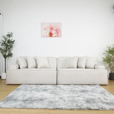 Furniture Direct ANIKA 4 Seater Pet Friendly Sofa-Sand