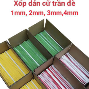 Xốp dán gá dưỡng lập trình dán cữ trần đè dài 28cm rộng 0.5cm dày 1ly 2ly 3 ly 4ly dùng trong ngành may(GIÁ 1 HỘP)