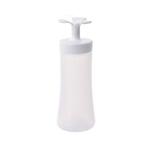 [Dizoey] 210/350ml Inverted Sauce Squeeze Bottle Portable Transparent Spices Bottle with Lid Kitchen Sauce Dispenser Bottle
