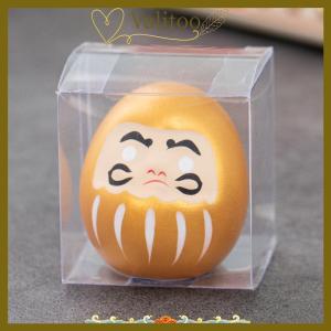 [Valitoo] Japanese Daruma Doll Crafts Japanese Inspired Wealth Prosperity Decor Lucky Charm Fortune Ornament Landscape Home Desk Decor Miniature Gifts Accessories