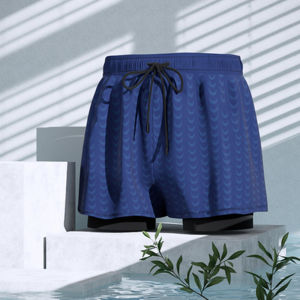 (L-5XL) Quần bơi nam Xấu hổ nhanh khô lỏng lẻo Quần bơi da cá mập Quần short đi biển Quần bơi du lịch Miễn phí điện thoại di động túi không thấm nước