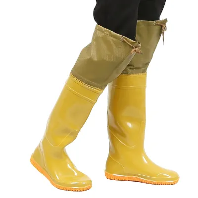 Fishing Hip Waders 110 cm Long – Anti-Slip Waterproof Suitable for Fishing Farming Field Work and Outdoor Activities. Lightweight Durable and Easy to Use