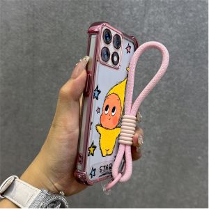 ซองสำหรับ Honor X6C x6b x6a x8b x8a Honor X8C 5g ซองศัพท์ ซิลิโคนนุ่มกันกระแทก ดีไซน์ใหม่สวยงามใสพร้อมสายคล้องคอ น่ารัก สีดำ SJDTDYXX01