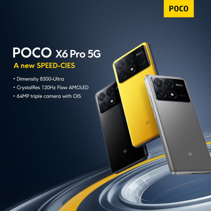 Poco X6 Pro 5g Smartphone 8256gb12512gb Flagship Mediatek Dimensity 8300 Ultra Crystalres 7437