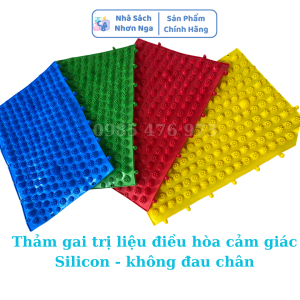Thảm gai trị liệu điều hòa cảm giác Silicon mềm kích thước 30x40cm