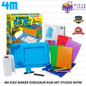 4M KIDZ MAKER DINOSAUR RUB ART STUDIO 04790