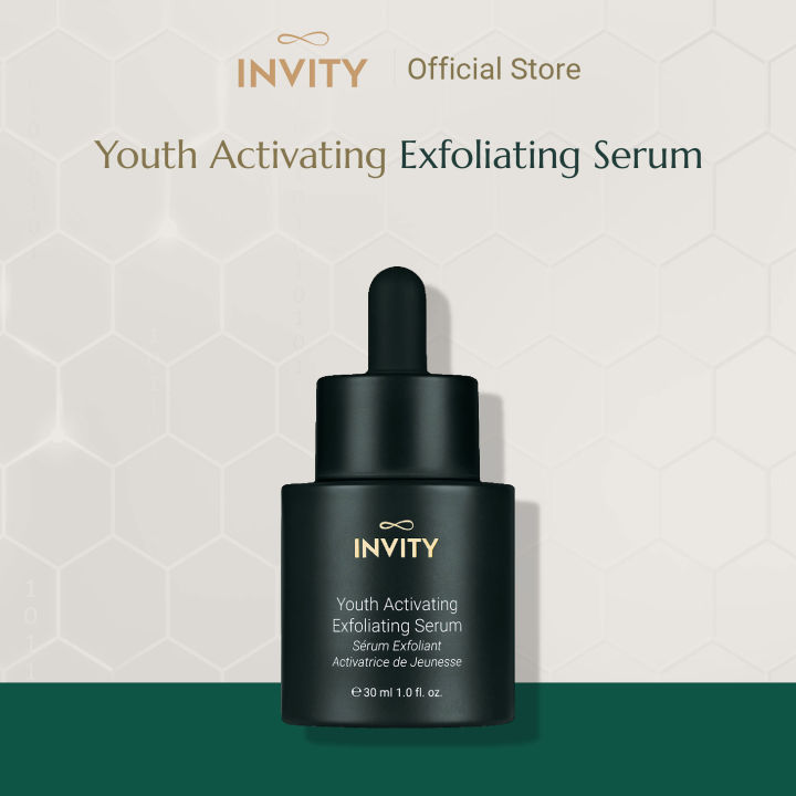 Invity INVITY Youth Activating Exfoliating Serum (30ml) - Exfoliate Clear ...