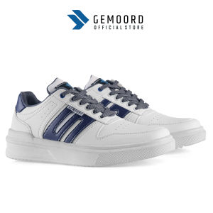 Gemoord Esmond G2406 Sneakers Pria Casual Putih Biru Sol Tinggi