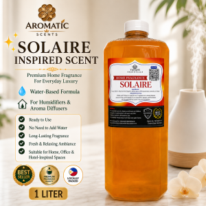 Solaire 1L Water Based Scent Essential Oil Fragrance for Humidifier Air Freshener & Linen Spray
