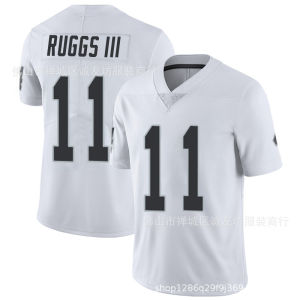 Nfl เสื้อบอลมะกอก Raiders 11สีขาว Henry Rutgers JERSEY