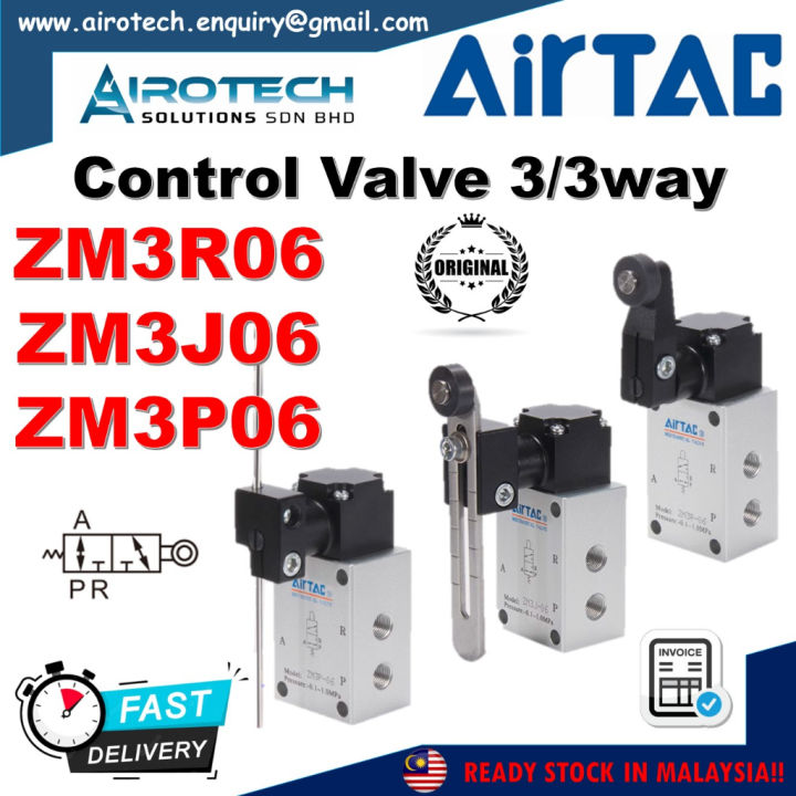 AirTAC Control Valve 3/2 way ZM3 Series Mechanical Valve Limit Switch