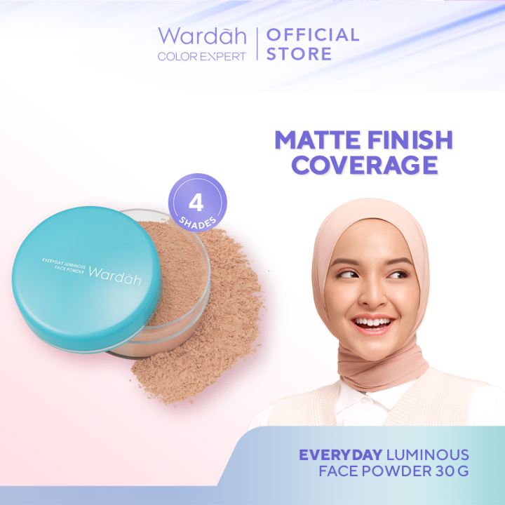 Wardah Everyday Luminous Face Powder G Bedak Tabur Yang Halus