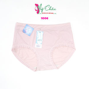 Quần Lót Thun Lạnh Thông Hơi Jinguilan 1006 Chíp Siêu Mịn Cạp Cao Vừa Đáy Cotton Thấm Hút Lưng Thun Hàng Nhập Khẩu