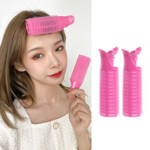 EXCES Women Girls Sleeping Overnight Long Medium Hair Hair Curlers Self-adhesive No Heat Curls Magic DIY Styling Tools Hair root fluffy clip Air bangs curling curler Hair Rollers Set