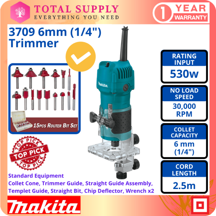 3709 MAKITA 6mm (1/4\
