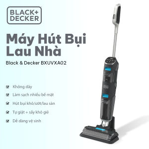 Máy hút bụi và lau nhà cầm tay không dây Black And Decker Mỹ lực hút siêu mạnh 8000PA máy hút bụi giường nệm xe ô tô gia đình dùng pin Lithium