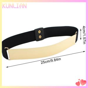 [KUNLIAN] Designer Belts for Woman Belt Classy Elastic Ceinture Femme Women Belt Ladies Apparel Accessory Dress Belt