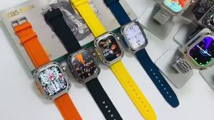 2024 NEW SmartWatch Z85 Max With 2 Different Straps Square Screen Waterproof Compass NFC Inteligente Smart Watch