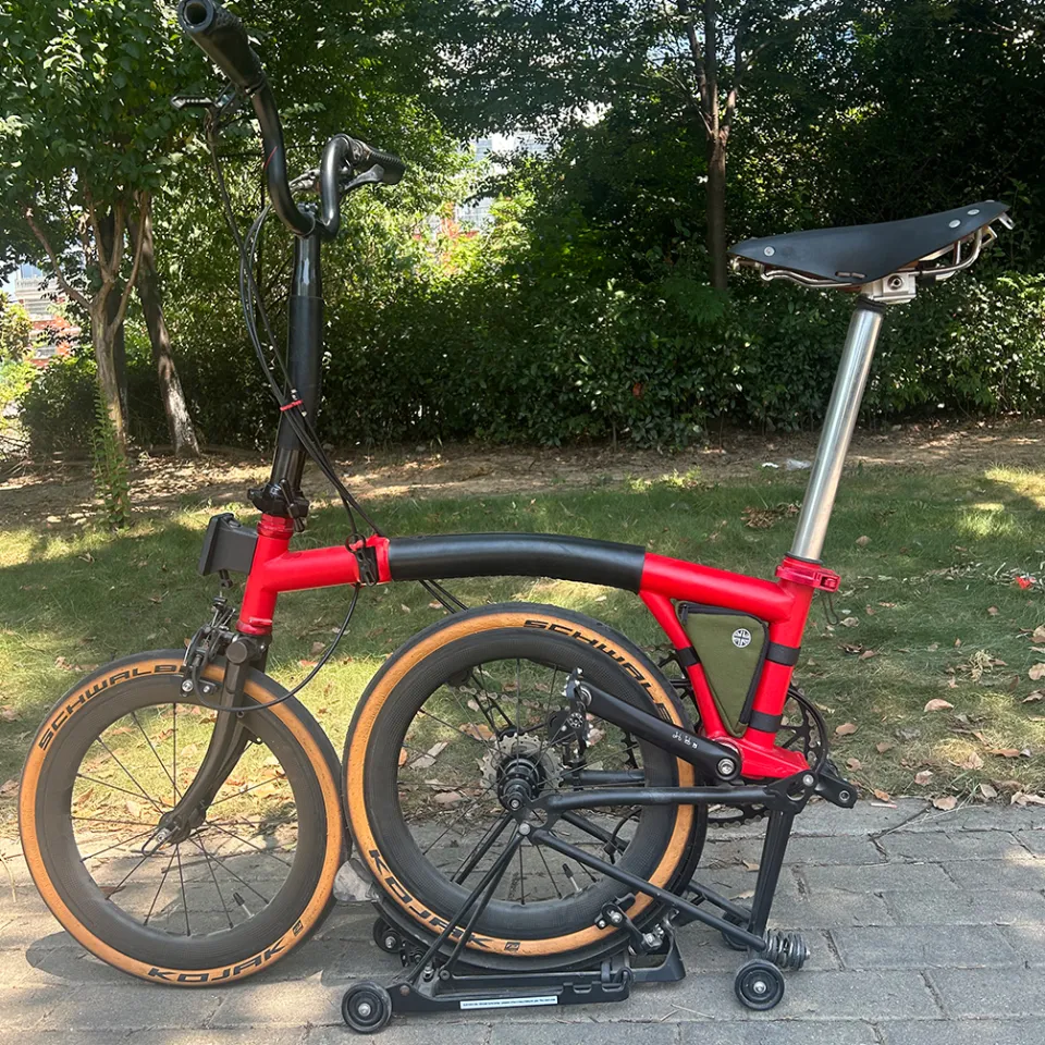 TWTOPSE Triangle Bike Bag For Brompton Folding Bicycle Tool Storage Bag Fit  Tire Repair Tool Hidden Bags Nylon 1050D Accessory