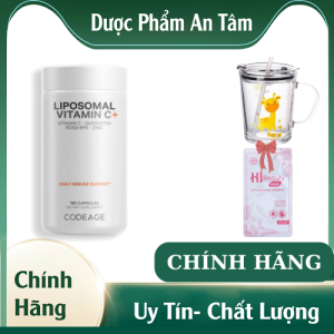 [ HÀNG CÔNG TY ] Viên uống CodeAge Liposomal Vitamin C hỗ trợ tăng cường miễn dịch 180 viên