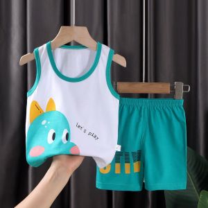 BOBOHO - SETELAN ANAK  KAOS ANAK KUTUNG TANPA LENGAN LUCU / SETELAN BAYI TANPA LENGAN / SETELAN BAYI TANPA LENGAN
