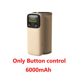 AiQUE Baby Milk Warmer USB Charging Mixer Portable Baby Bottle Warmer Stainless Steel ABS  Heat Up to 55 ℃   Cordless for Travel