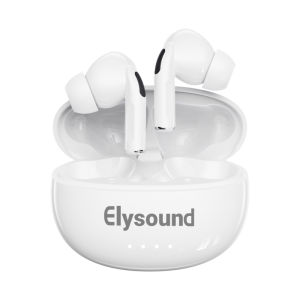 Elysound TWS Bluetooth Headset with Microphone HiFi Stereo Earbuds Sports Waterproof with Microphone