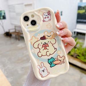 Kawaii Hello Kitty Phone Case for Samsung Galaxy A71 A51 A21s A12 A72 A73 A53 A33 5G A32 A22 A31 A20 A20S A10S A30 A30S A50S A50 Wave Cartoon Casing Silicon TPU Shockproof Camera Lens Protection Cover