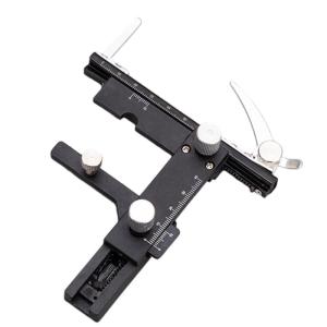 Đa chức năng Kính hiển vi phụ kiện dòng đơn di chuyển quy mô nhôm kính hiển vi micromet để đo lường đối tượng chi tiết