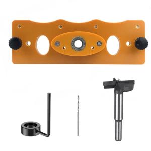 Dụng cụ đục lỗ bản lề phụ trợ Stopper 35mm chế biến gỗ cửa tủ quần áo bản lề định vị cố định cài đặt tạo tác