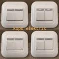 ( 4 pcs ) Saklar Panasonic Seri Double Tanam IB Inbow. 
