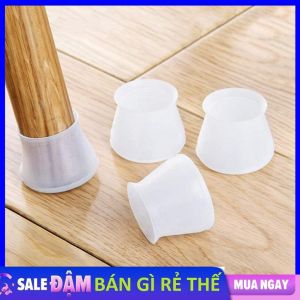 Combo 10 Silicon Tròn Bọc Bảo Vệ Chân Bàn Ghế Dẻo Dai Bền Bỉ / Bộ 10 Vỏ bọc chân bàn ghế bằng silicon dày