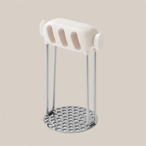 FOUNDTWO Stainless Steel Potato Masher Durable Household Kitchen Gadget Multipurpose Manual Food Masher Cooking