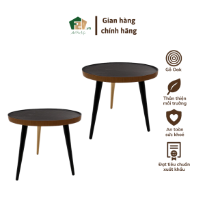 Bàn tròn sơn mài 3 chân - Thiết kế nghệ thuật sang trọng điểm nhấn cho không gian sống