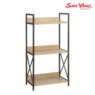 San-Yang Furniture Display Shelf 3-Layer White Oak Classic Style 211041