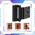 【Upgrade Your Style】 Aluminum Alloy Hinge Door Reinforcement Lock Security Door Reinforcement Lock (including. 