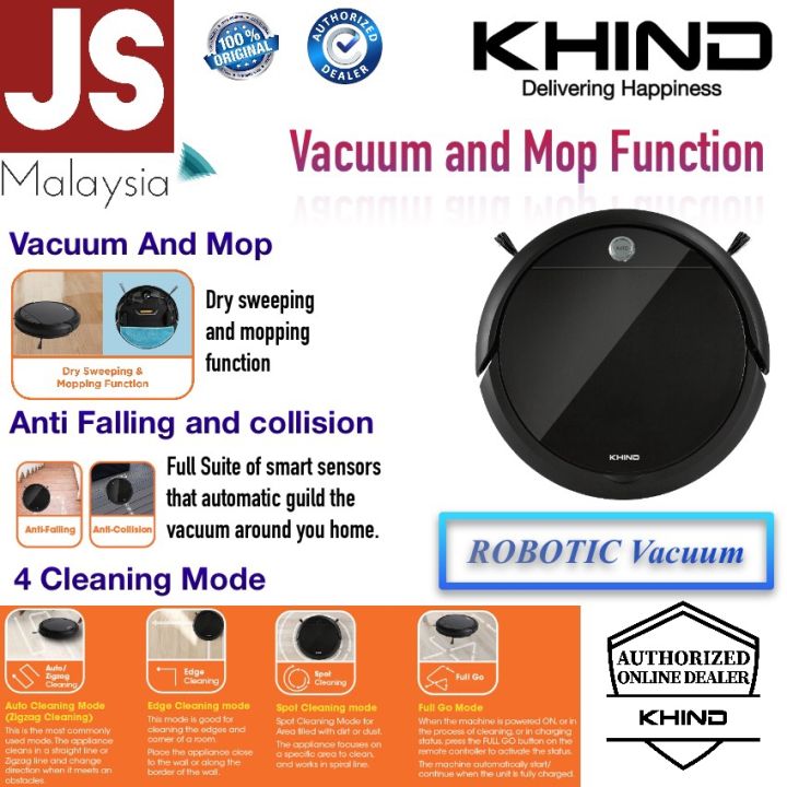 KHIND ROBOTIC VACUUM VC9X6A [MOPPING FUNCTION] Lazada