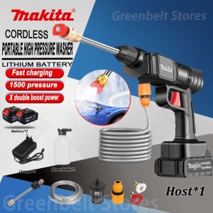 Portable Pressure Washer 168V Wireless Car Wash Machine Water Gun Home High-Pressure Cleaning Lithium New Models Booster Special Electric Water Rob Outdoor Home High-Pressure Water Gun 40000kpa Water Pressure Multifunctional Water Spray Head Compact