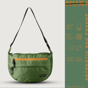 Tas Selempang  pria keren Distro Pushop Pria dan Wanita / Slingbag Huki terlaris kekinian terbaru
