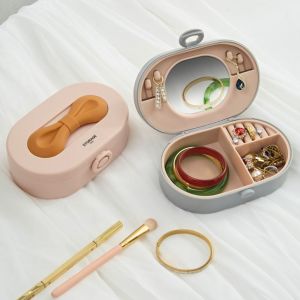 NOVELLEO Necklace Bracelet Jewelry Packing Box Dustproof Rings Jewelry Storage Box Sweet Organize Earrings Display Case Jewelry Storage
