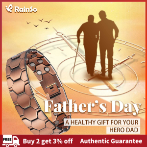 สร้อยข้อมือแม่เหล็กบำบัดแบบถอดได้สองแถว ส่งเสริมการไหลเวียนโลหิต เพิ่มความฟิต เครื่องประดับคู่รักแฟชั่นเรียบง่าย